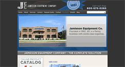 Desktop Screenshot of jamiesonequipment.com