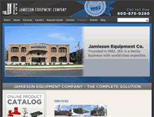 Tablet Screenshot of jamiesonequipment.com
